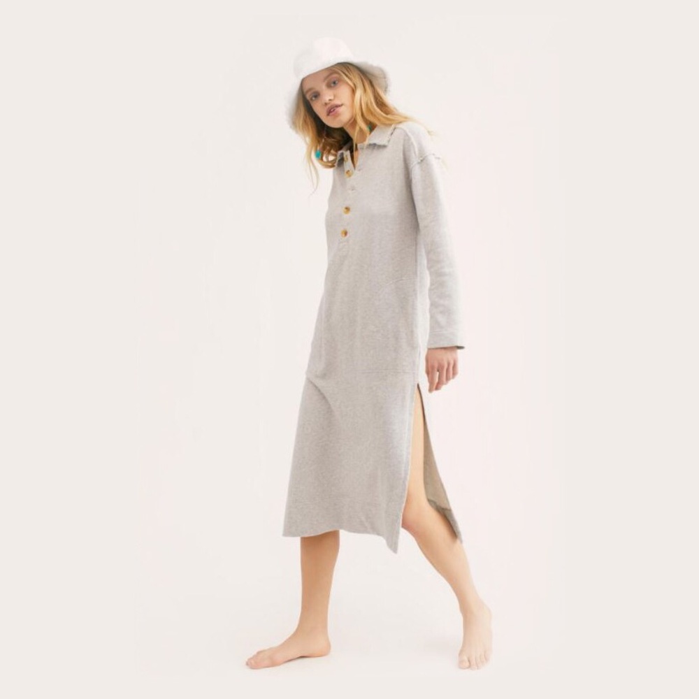 Free People On My Way Polo Pullover NEW